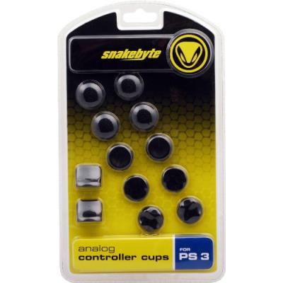 Grips de pouce pour manette PS3 - noir