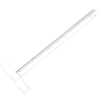 Té fixe 1 biseau gradué 1 bord anti-tache 50 cm - graph it