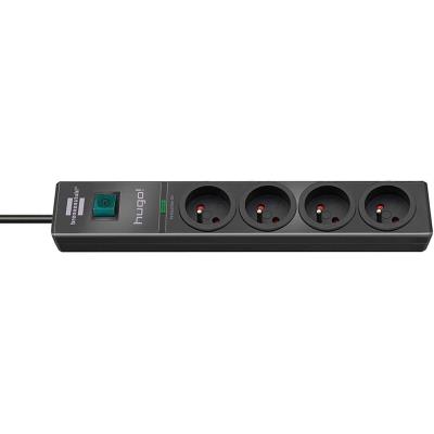 Brennenstuhl - brennenstuhl multiprise parafoudre hugo!, 4 prises, gris 1150611314