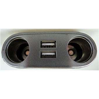 Adaptateur allume cigare 2 ports USB 12/24V