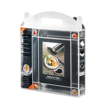 Coffret easy sushi 3,5 cm + livre végétarien, végétalien 50418