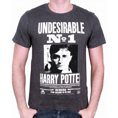 Tshirt Harry Potter - Undesirable Number 1 - Gris - XL