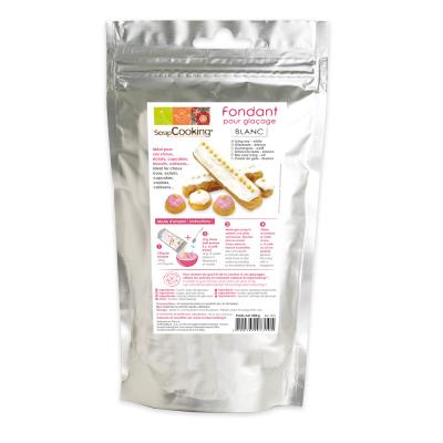 Préparation fondant glaçage - Blanc - 500 g - Scrapcooking
