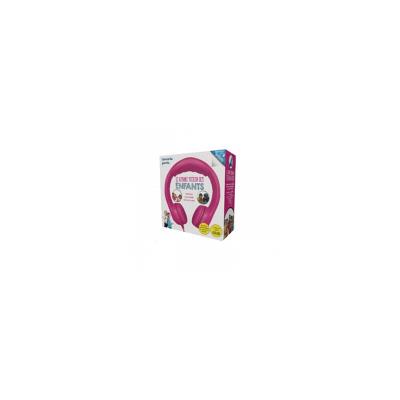 Casque Stereo Souple Audio Rose