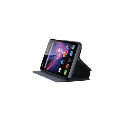 Etui Flip en simili cuir Noir pour Wiko Wax