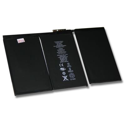 vhbw Li-Polymer Batterie 6500mAh (3.7V) pour Apple iPad, remplace 616-0561.