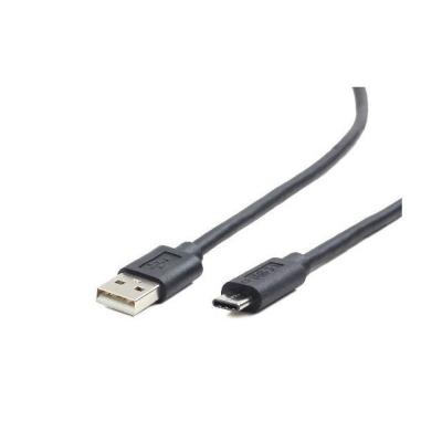 Câble usb 2.0 gembird de type c (am cm), 1m, noir ccp-usb2-amcm-1m
