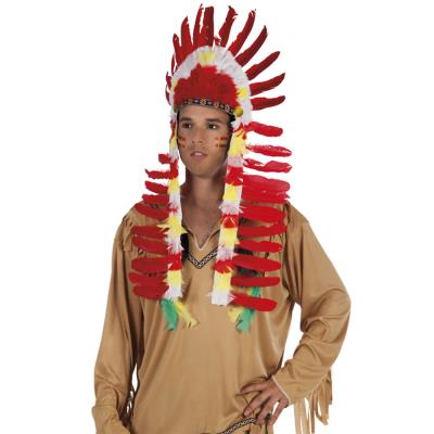 Coiffe d'Indien Peau Rouge