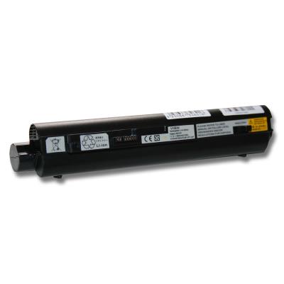 Batterie Li-Ion 6600mAh (11,1V), noir, pour Lenovo IdeaPad S10-2, S10-2 20027, S10-2 2957. Remplace nott. les batteries 55Y9382, L09C3B11, L09C3B12