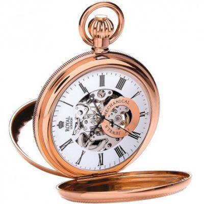 Montre Gousset Royal London Homme Métal Dorée Rose - 90048-03