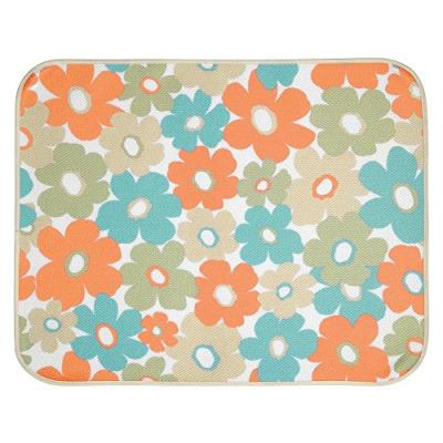 Interdesign 40280eu idry tapis de cuisine extra-large floral