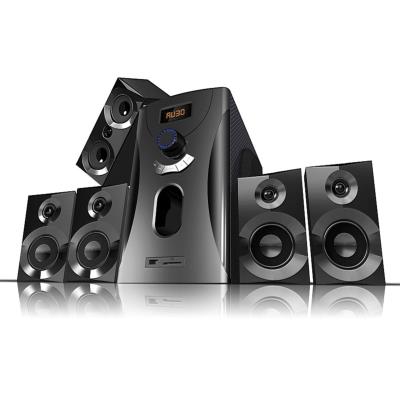 Système audio home cinema Surround 5.1 avec radio / MP3 - Noir