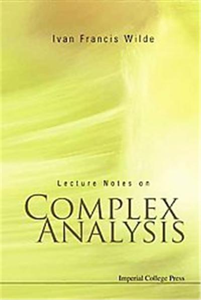Lecture Notes on Complex Analysis