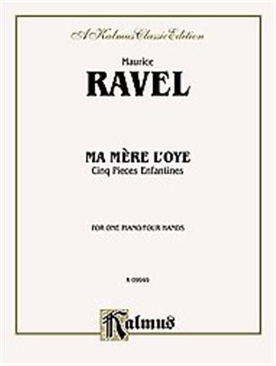 Ma Mere L'Oye Mother Goose Suiteduet for One Piano, Four Hands