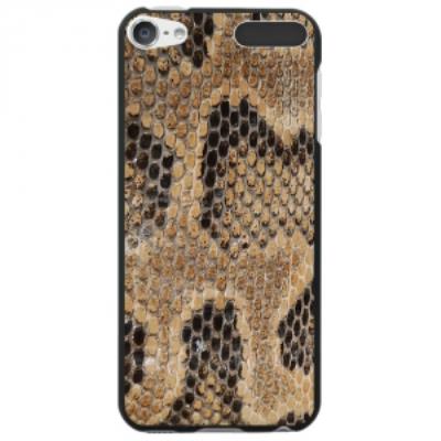 Coque souple pour Apple iPod Touch 5 avec impression Motifs peau de serpent