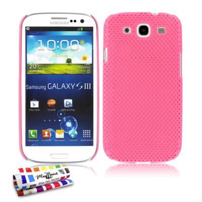 Coque ORIGINALE Ultra Fine Rose , Alvéolia,  de MUZZANO pour SAMSUNG GALAXY S3   I9300