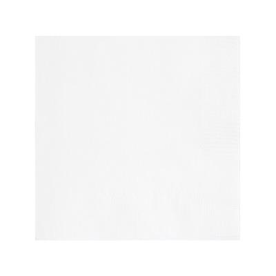 Serviettes en papier blanches (x20)