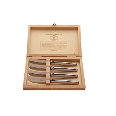 Laguiole ménagère avec 4 couteaux à beurre acier