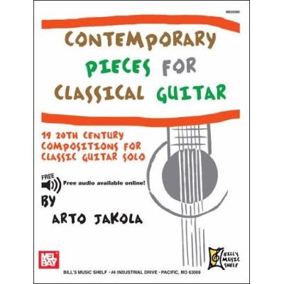 Partitions variété, pop, rock... MEL BAY JAKOLA ARTO - CONTEMPORARY PIECES FOR CLASSICAL GUITAR - GUITAR Guitare