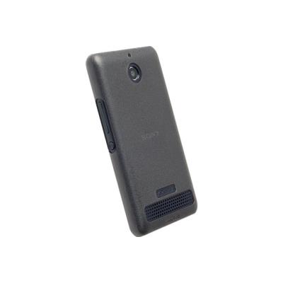 Krusell FrostCover - Achterzijde behuizing voor mobiele telefoon - zwart - voor Sony XPERIA E1