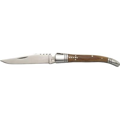 Laguiole classic baladéo, manche en olivier couteau de poche