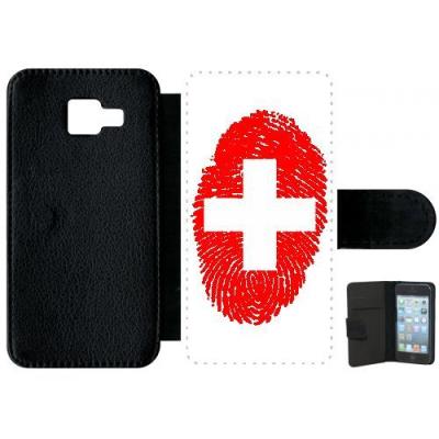 Etui samsung galaxy a3 2016 empreinte digitale drapeau suisse switzerland