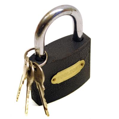63mm cadenas avec anse en fer trempé