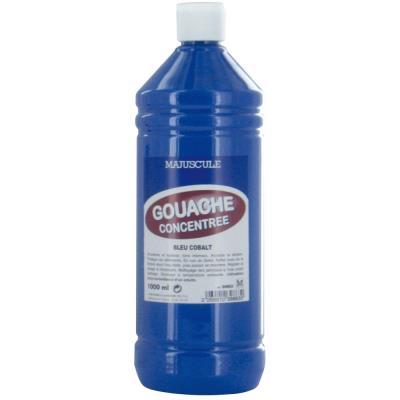 Majuscule - Gouache Liquide Superieur Cobalt - Flacon 1l