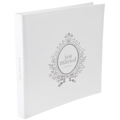 livre d'or just married - blanc