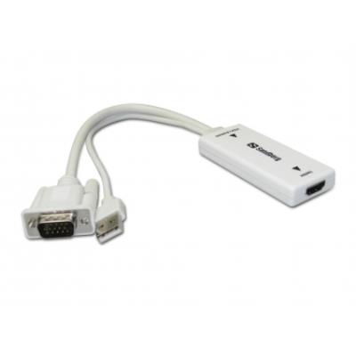 Sandberg Vga+Audio To Hdmi Converter Videokonverte