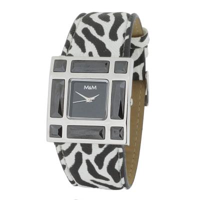 Montre M & M/M11501-945 en Cuir artificiel Multicolore