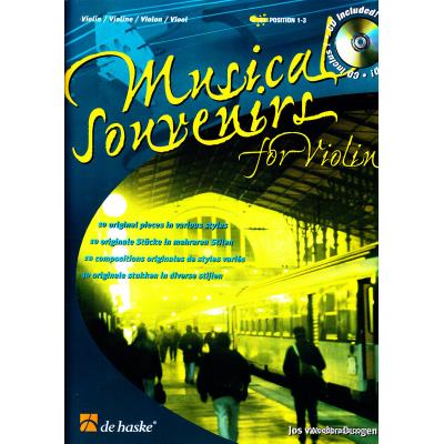 Partitions classique DEHASKE VAN DEN DUNGEN J. - MUSICAL SOUVENIRS - VIOLON Violon