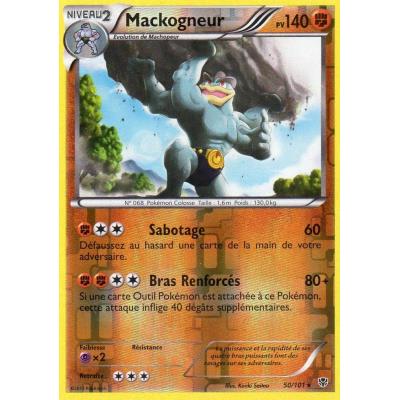 carte Pokémon 050/101 Mackogneur - REVERSE 140 PV Série BW Explosion Plasma NEUF État correct - Pokémon reconditionné disponible sur Fnac