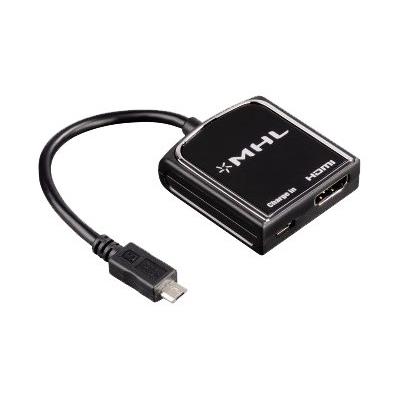 Hama MHL Adapter - video/audio-adapter - MHL - 20 cm