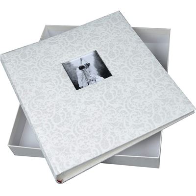 Henzo Album de Mariage CIRA Album Photo d'autres, Blanc, Autres, Weiss, 30.5 x 28 x 5 cm