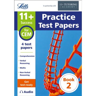 11+ Practice Test Papers Book 2, Inc. Audio Download: For The Cem Tests (Letts 11+ Success) (Paperback)