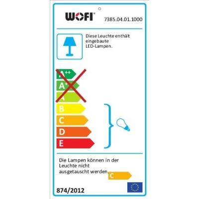 WOFI 7385.04.01.1000 ALMERA SUSPENSION GY6.35 4 X 35 W CHROMÉ