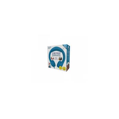 Casque Stereo Souple Audio Bleu