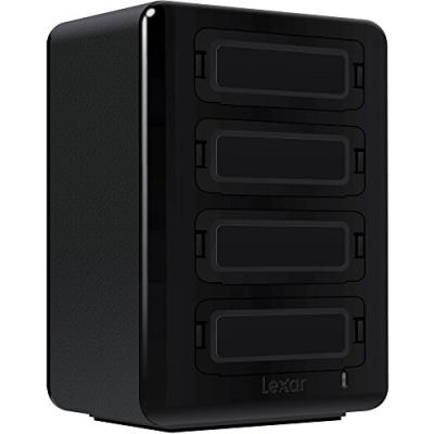 Lexar Professional Workflow HR1 Hub 4 baies pour lecteurs de cartes et unités de stockage USB 3.0