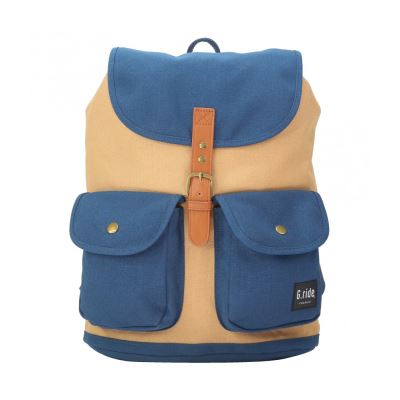 Sac à dos Chloé G.Ride Moutarde et Marine