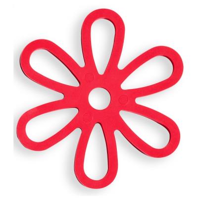 YOKO DESIGN 1205 DESSOUS DE PLAT MAGNÉTIQUE SILICONEPLATINE ROUGE 16 X 14,30 X 0,9 CM