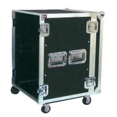 Accessoires sonorisation POWER ACOUSTICS FLIGHT CASE AV ROULETTES 12U Rack 19 pouces bois