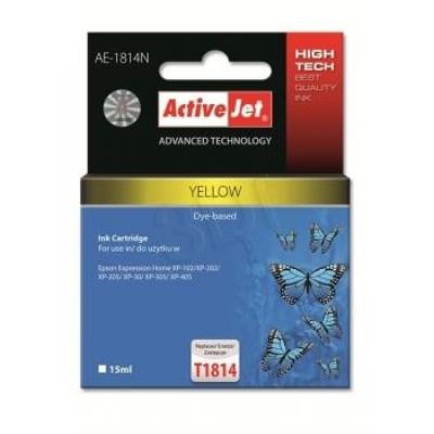 Encre activejet ae-1814n jaune 15 ml epson t1814 action expacjaep0232