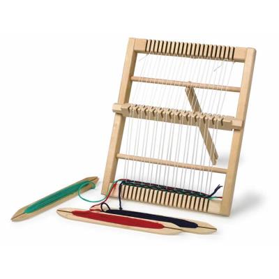 Atelier à tisser en bois naturel avec accessoires Mary