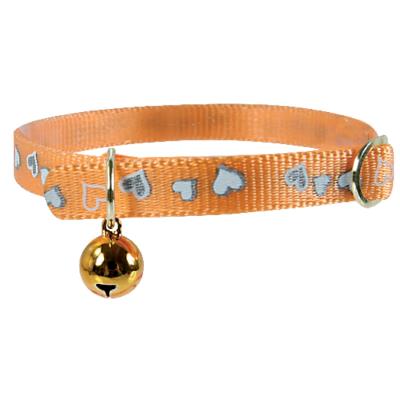 Meilleurs prix pour Collier Réflectif Pour Chat Coeur 30cm Orange