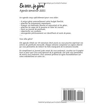 Agenda 2024 Semainier: A5, 1 semaine sur 2 pages avec une planification  mensuelle (French Edition)