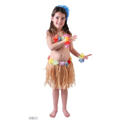 Déguisement hawaïenne naturelle fille 3 à 5 ans