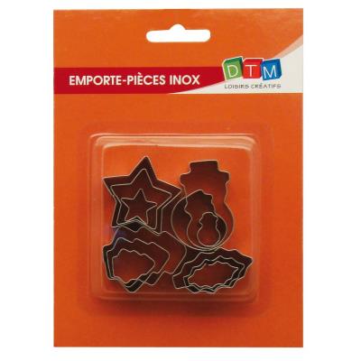 Emporte-pièces métal - Noël- 12 pièces - DTM