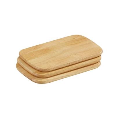 Zassenhaus 50004 petit-déjeuner gum arbre en bois (lot de 3)