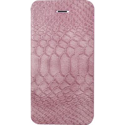 Etui folio mauve finition croco pour iPhone 6
